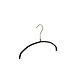 Kledinghanger - Baby - 8317 - 10 Stuks - Blousehanger - Shirthanger - metaal - Zwart - Anti-slip Coating - 30 cm - Kleerhanger - Babybügel Kledinghanger - Baby - 8317 - 10 Stuks - Blousehanger - Shirthanger - metaal - Zwart - Anti-slip Coating - 30 cm - Kleerhanger - Babybügel