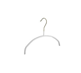 Kledinghanger - Baby - 8317 - 10 Stuks - Blousehanger - Shirthanger - metaal - Wit - Anti-slip Coating - 30 cm - Kleerhanger - Babyhanger Kledinghanger - Baby - 8317 - 10 Stuks - Blousehanger - Shirthanger - metaal - Wit - Anti-slip Coating - 30 cm - Kleerhanger - Babyhanger