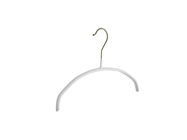Kledinghanger - Baby - 8317 - 10 Stuks - Blousehanger - Shirthanger - metaal - Wit - Anti-slip Coating - 30 cm - Kleerhanger - Babybügel Kledinghanger - Baby - 8317 - 10 Stuks - Blousehanger - Shirthanger - metaal - Wit - Anti-slip Coating - 30 cm - Kleerhanger - Babybügel
