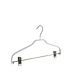 Kledinghanger - Volwassenen - 8327 - 15 Stuks - Blousehanger - Shirthanger - metaal - Wit - Anti-slip Coating - Verschuifbare Anti-slip knijpers - 40 cm - Kleerhanger Kledinghanger - Volwassenen - 8327 - 15 Stuks - Blousehanger - Shirthanger - metaal - Wit - Anti-slip Coating - Verschuifbare Anti-slip knijpers - 40 cm - Kleerhanger
