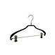 Mantelhanger - Kostuumhanger - Jassenhanger - Volwassenen - 8357 - 15 Stuks - metaal - Zwart - Anti-slip Coating - Schouderverbreding 3,5 cm - Verschuifbare Anti-slip knijpers - 40 cm - Kledinghanger - Kleerhanger Mantelhanger - Kostuumhanger - Jassenhanger - Volwassenen - 8357 - 15 Stuks - metaal - Zwart - Anti-slip Coating - Schouderverbreding 3,5 cm - Verschuifbare Anti-slip knijpers - 40 cm - Kledinghanger - Kleerhanger