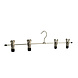 Knijperhanger - Volwassenen - 8364 - 50 Stuks - metaal - Verchroomd - Zwart - 4 Verschuifbare Anti-slip Maxi knijpers - 50 cm - Rokhanger - Broekhanger - Pantalonhanger - Kledinghanger - Kleerhanger Knijperhanger - Volwassenen - 8364 - 50 Stuks - metaal - Verchroomd - Zwart - 4 Verschuifbare Anti-slip Maxi knijpers - 50 cm - Rokhanger - Broekhanger - Pantalonhanger - Kledinghanger - Kleerhanger