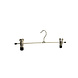 Knijperhanger - Volwassenen - 8372 - 10 Stuks - metaal - Verchroomd - Zwart - Verschuifbare Anti-slip Maxi knijpers - 40 cm - Rokhanger - Broekhanger - Pantalonhanger - Kledinghanger - Kleerhanger Knijperhanger - Volwassenen - 8372 - 10 Stuks - metaal - Verchroomd - Zwart - Verschuifbare Anti-slip Maxi knijpers - 40 cm - Rokhanger - Broekhanger - Pantalonhanger - Kledinghanger - Kleerhanger