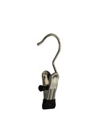 Laarzenknijper - Laarzenklem - Klemhaken - 8379 - 20 Stuks - metaal - Verchroomd - Zwart - Anti-slip Coating - 5,5 cm Klem - Kledinghanger - Kleerhanger - Knijperhanger