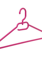 Multihanger - Kinderen - 8444 - 30 Stuks - Kunststof - Paars - Blousehanger - Shirthanger - 33 cm - Kinderhanger - Kledinghanger - Kleerhanger