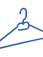Multihanger - Volwassenen - 8445 - 50 Stuks - Kunststof - Blauw - Blousehanger - Shirthanger - 42 cm - Kledinghanger - Kleerhanger