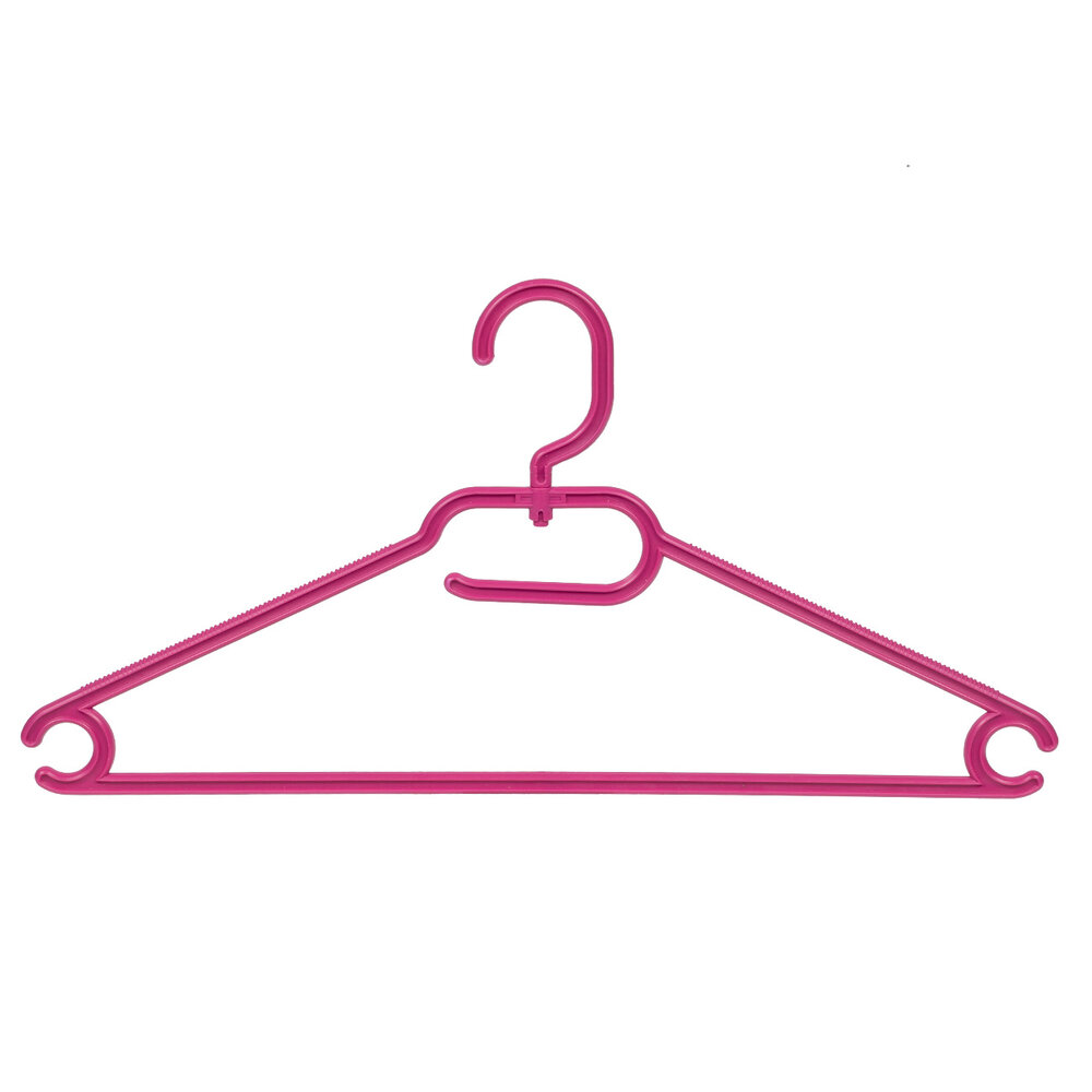 Multihanger - Volwassenen - 8445 - 20 Stuks - Kunststof - Paars - Blousehanger - Shirthanger - 42 cm - Kledinghanger - Kleerhanger