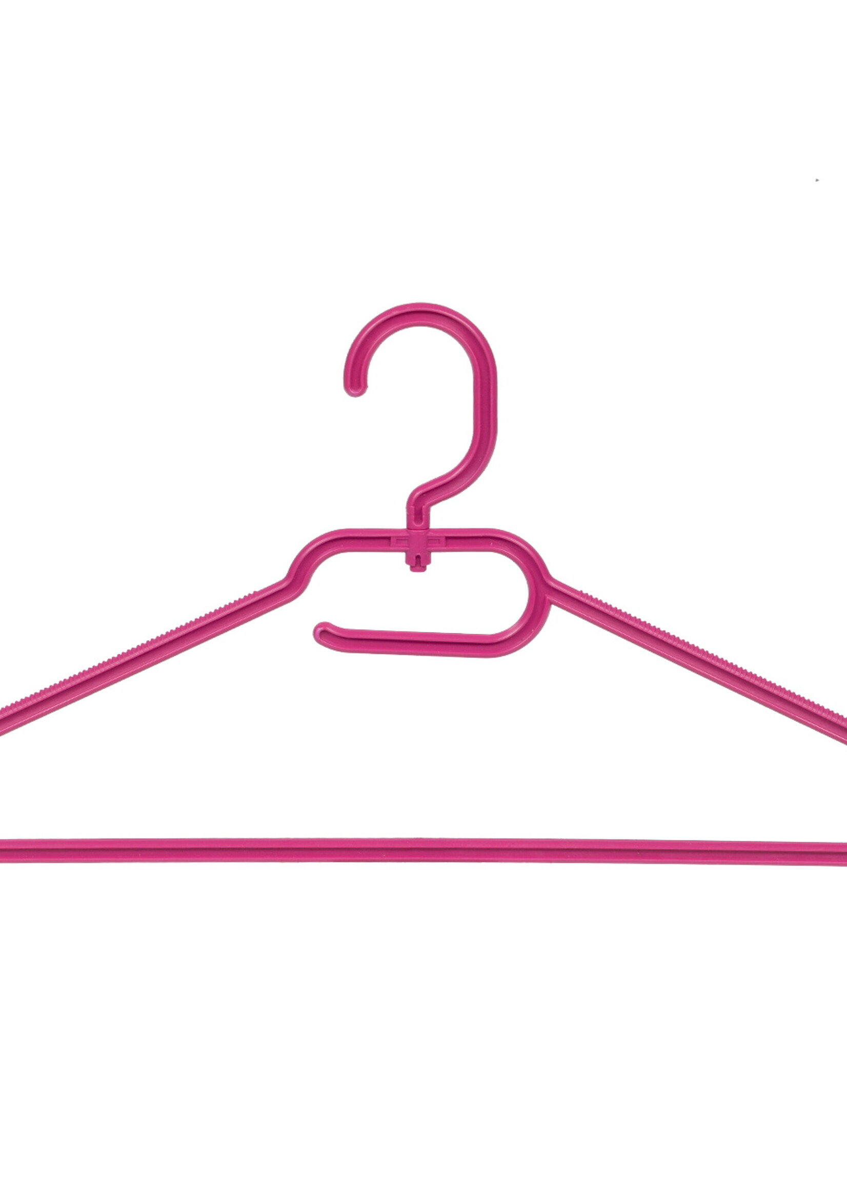 Multihanger - Volwassenen - 8445 - 30 Stuks - Kunststof - Paars - Blousehanger - Shirthanger - 42 cm - Kledinghanger - Kleerhanger