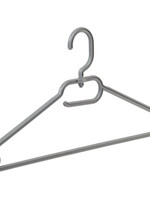 Multihanger - Volwassenen - 8445 - 50 Stuks - Kunststof - Grijs - Blousehanger - Shirthanger - 42 cm - Kledinghanger - Kleerhanger