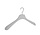 Mantelhanger - Kostuumhanger - Jassenhanger - Volwassenen - 8600 - 24 Stuks - Kunststof - Frosted - Gebogen Model - Schouderverbreding 4,5 cm - 45 cm - Kledinghanger - Kleerhanger