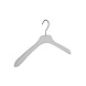 Mantelhanger - Kostuumhanger - Jassenhanger - Volwassenen - 8610 - 20 Stuks - Kunststof - Frosted - Gebogen Model - Schouderverbreding 2,5 cm - 45 cm - Kledinghanger - Kleerhanger Mantelhanger - Kostuumhanger - Jassenhanger - Volwassenen - 8610 - 20 Stuks - Kunststof - Frosted - Gebogen Model - Schouderverbreding 2,5 cm - 45 cm - Kledinghanger - Kleerhanger