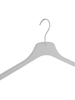 Kledinghanger - Volwassenen - 8616 - 50 Stuks - Blousehanger - Shirthanger - Kunststof - Frosted - 45 cm - Kleerhanger
