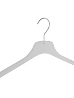 Kledinghanger - Volwassenen - 8618 - 50 Stuks - Blousehanger - Shirthanger - Kunststof - Frosted - 42 cm - Kleerhanger