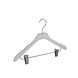 Kledinghanger - Volwassenen - 8644-8 - 20 Stuks - Blousehanger - Shirthanger - Kunststof - Frosted - Gebogen Model - 44 cm - Rokinkepingen - Verschuifbare Anti-slip knijpers - Kleerhanger Kledinghanger - Volwassenen - 8644-8 - 20 Stuks - Blousehanger - Shirthanger - Kunststof - Frosted - Gebogen Model - 44 cm - Rokinkepingen - Verschuifbare Anti-slip knijpers - Kleerhanger
