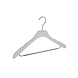 Kledinghanger - Volwassenen - 8644-9 - 50 Stuks - Blousehanger - Shirthanger - Kunststof - Frosted - Gebogen Model - 44 cm - Rokinkepingen - Anti-slip Broeklat - Kleerhanger Kledinghanger - Volwassenen - 8644-9 - 50 Stuks - Blousehanger - Shirthanger - Kunststof - Frosted - Gebogen Model - 44 cm - Rokinkepingen - Anti-slip Broeklat - Kleerhanger