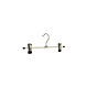 Knijperhanger - Volwassenen - 8871 - 10 Stuks - metaal - Verchroomd - Zwart - Verschuifbare Anti-slip knijpers - 30 cm - Rokhanger - Broekhanger - Pantalonhanger - Kledinghanger - Kleerhanger Knijperhanger - Volwassenen - 8871 - 10 Stuks - metaal - Verchroomd - Zwart - Verschuifbare Anti-slip knijpers - 30 cm - Rokhanger - Broekhanger - Pantalonhanger - Kledinghanger - Kleerhanger