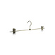 Knijperhanger - Volwassenen - 8872 - 40 Stuks - metaal - Verchroomd - Wit - Verschuifbare Anti-slip knijpers - 40 cm - Rokhanger - Broekhanger - Pantalonhanger - Kledinghanger - Kleerhanger Knijperhanger - Volwassenen - 8872 - 40 Stuks - metaal - Verchroomd - Wit - Verschuifbare Anti-slip knijpers - 40 cm - Rokhanger - Broekhanger - Pantalonhanger - Kledinghanger - Kleerhanger