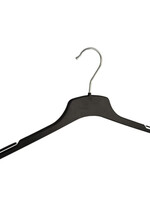 Kledinghanger - Volwassenen - CTP43 - 20 Stuks - Blousehanger - Shirthanger - Kunststof - Zwart - Rokinkepingen - 43 cm - Kleerhanger - CTP-Serie