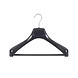 Mantelhanger - Kostuumhanger - Jassenhanger - Volwassenen - ETR40 - 40 Stuks - Kunststof - Zwart - Gebogen Model - Schouderverbreding 7,4 cm - Broeklat - 40 cm - Kledinghanger - Kleerhanger - ETR-Serie Mantelhanger - Kostuumhanger - Jassenhanger - Volwassenen - ETR40 - 40 Stuks - Kunststof - Zwart - Gebogen Model - Schouderverbreding 7,4 cm - Broeklat - 40 cm - Kledinghanger - Kleerhanger - ETR-Serie