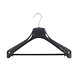 Mantelhanger - Kostuumhanger - Jassenhanger - Volwassenen - ETR43 - 20 Stuks - Kunststof - Zwart - Gebogen Model - Schouderverbreding 7,4 cm - Broeklat - 43 cm - Kledinghanger - Kleerhanger - ETR-Serie Mantelhanger - Kostuumhanger - Jassenhanger - Volwassenen - ETR43 - 20 Stuks - Kunststof - Zwart - Gebogen Model - Schouderverbreding 7,4 cm - Broeklat - 43 cm - Kledinghanger - Kleerhanger - ETR-Serie