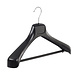 Mantelhanger - Kostuumhanger - Jassenhanger - Volwassenen - ETR43 - 50 Stuks - Kunststof - Zwart - Gebogen Model - Schouderverbreding 7,4 cm - Broeklat - 43 cm - Kledinghanger - Kleerhanger - ETR-Serie Mantelhanger - Kostuumhanger - Jassenhanger - Volwassenen - ETR43 - 50 Stuks - Kunststof - Zwart - Gebogen Model - Schouderverbreding 7,4 cm - Broeklat - 43 cm - Kledinghanger - Kleerhanger - ETR-Serie