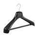 Mantelhanger - Kostuumhanger - Jassenhanger - Volwassenen - ETR43 - 20 Stuks - Kunststof - Zwart - Gebogen Model - Schouderverbreding 7,4 cm - Broeklat met Schuim - 43 cm - Kledinghanger - Kleerhanger - ETR-Serie Mantelhanger - Kostuumhanger - Jassenhanger - Volwassenen - ETR43 - 20 Stuks - Kunststof - Zwart - Gebogen Model - Schouderverbreding 7,4 cm - Broeklat met Schuim - 43 cm - Kledinghanger - Kleerhanger - ETR-Serie