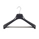 Mantelhanger - Kostuumhanger - Jassenhanger - Volwassenen - ETR43 - 20 Stuks - Kunststof - Zwart - Gebogen Model - Schouderverbreding 7,4 cm - Broeklat met Schuim - 43 cm - Kledinghanger - Kleerhanger - ETR-Serie Mantelhanger - Kostuumhanger - Jassenhanger - Volwassenen - ETR43 - 20 Stuks - Kunststof - Zwart - Gebogen Model - Schouderverbreding 7,4 cm - Broeklat met Schuim - 43 cm - Kledinghanger - Kleerhanger - ETR-Serie
