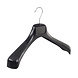 Mantelhanger - Kostuumhanger - Jassenhanger - Volwassenen - ETR43 - 50 Stuks - Kunststof - Zwart - Gebogen Model - Schouderverbreding 7,4 cm - 43 cm - Kledinghanger - Kleerhanger - ETR-Serie Mantelhanger - Kostuumhanger - Jassenhanger - Volwassenen - ETR43 - 50 Stuks - Kunststof - Zwart - Gebogen Model - Schouderverbreding 7,4 cm - 43 cm - Kledinghanger - Kleerhanger - ETR-Serie