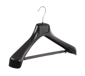 Mantelhanger - Kostuumhanger - Jassenhanger - Volwassenen - ETR46 - 30 Stuks - Kunststof - Zwart - Gebogen Model - Schouderverbreding 7,4 cm - Broeklat met Schuim - 46 cm - Kledinghanger - Kleerhanger - ETR-Serie Mantelhanger - Kostuumhanger - Jassenhanger - Volwassenen - ETR46 - 30 Stuks - Kunststof - Zwart - Gebogen Model - Schouderverbreding 7,4 cm - Broeklat met Schuim - 46 cm - Kledinghanger - Kleerhanger - ETR-Serie