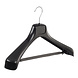 Mantelhanger - Kostuumhanger - Jassenhanger - Volwassenen - ETR46 - 30 Stuks - Kunststof - Zwart - Gebogen Model - Schouderverbreding 7,4 cm - Broeklat met Schuim - 46 cm - Kledinghanger - Kleerhanger - ETR-Serie Mantelhanger - Kostuumhanger - Jassenhanger - Volwassenen - ETR46 - 30 Stuks - Kunststof - Zwart - Gebogen Model - Schouderverbreding 7,4 cm - Broeklat met Schuim - 46 cm - Kledinghanger - Kleerhanger - ETR-Serie