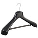 Mantelhanger - Kostuumhanger - Jassenhanger - Volwassenen - ETR49 - 50 Stuks - Kunststof - Zwart - Gebogen Model - Schouderverbreding 7,4 cm - Broeklat met Schuim - 49 cm - Kledinghanger - Kleerhanger - ETR-Serie Mantelhanger - Kostuumhanger - Jassenhanger - Volwassenen - ETR49 - 50 Stuks - Kunststof - Zwart - Gebogen Model - Schouderverbreding 7,4 cm - Broeklat met Schuim - 49 cm - Kledinghanger - Kleerhanger - ETR-Serie