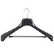 Mantelhanger - Kostuumhanger - Jassenhanger - Volwassenen - ETR49 - 50 Stuks - Kunststof - Zwart - Gebogen Model - Schouderverbreding 7,4 cm - Broeklat met Schuim - 49 cm - Kledinghanger - Kleerhanger - ETR-Serie Mantelhanger - Kostuumhanger - Jassenhanger - Volwassenen - ETR49 - 50 Stuks - Kunststof - Zwart - Gebogen Model - Schouderverbreding 7,4 cm - Broeklat met Schuim - 49 cm - Kledinghanger - Kleerhanger - ETR-Serie