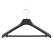 Mantelhanger - Kostuumhanger - Jassenhanger - Volwassenen - EU45 - 50 Stuks - Kunststof - Zwart - Schouderverbreding 4 cm - Anti-slip Broeklat - 45 cm - Kledinghanger - Kleerhanger - EU-Serie Mantelhanger - Kostuumhanger - Jassenhanger - Volwassenen - EU45 - 50 Stuks - Kunststof - Zwart - Schouderverbreding 4 cm - Anti-slip Broeklat - 45 cm - Kledinghanger - Kleerhanger - EU-Serie