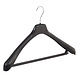 Mantelhanger - Kostuumhanger - Jassenhanger - Volwassenen - EU50 - 20 Stuks - Kunststof - Zwart - Schouderverbreding 4 cm - Anti-slip Broeklat - 50 cm - Kledinghanger - Kleerhanger - EU-Serie Mantelhanger - Kostuumhanger - Jassenhanger - Volwassenen - EU50 - 20 Stuks - Kunststof - Zwart - Schouderverbreding 4 cm - Anti-slip Broeklat - 50 cm - Kledinghanger - Kleerhanger - EU-Serie