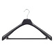 Mantelhanger - Kostuumhanger - Jassenhanger - Volwassenen - EU50 - 20 Stuks - Kunststof - Zwart - Schouderverbreding 4 cm - Anti-slip Broeklat - 50 cm - Kledinghanger - Kleerhanger - EU-Serie Mantelhanger - Kostuumhanger - Jassenhanger - Volwassenen - EU50 - 20 Stuks - Kunststof - Zwart - Schouderverbreding 4 cm - Anti-slip Broeklat - 50 cm - Kledinghanger - Kleerhanger - EU-Serie