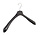 Mantelhanger - Kostuumhanger - Jassenhanger - Volwassenen - EU50 - 30 Stuks - Kunststof - Zwart - Schouderverbreding 4 cm - 50 cm - Kledinghanger - Kleerhanger - EU-Serie