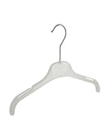 Kledinghanger - Kinderen - F01/33 - 30 Stuks - Blousehanger - Shirthanger - Kunststof - Transparant - Rokinkepingen - 33 cm - Kledinghanger - Kleerhanger - Kinderhanger - F01-Serie