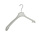 Mantelhanger - Kostuumhanger - Jassenhanger - Volwassenen - F1/45 - 20 Stuks - Kunststof - Transparant - Schouderverbreding 4,2 cm - 45 cm - Kledinghanger - Kleerhanger