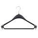 Mantelhanger - Kostuumhanger - Jassenhanger - Volwassenen - F44 - 50 Stuks - Kunststof - Zwart - Schouderverbreding 2,2 cm - 44 cm - Kledinghanger - Kleerhanger - Hotelhanger Mantelhanger - Kostuumhanger - Jassenhanger - Volwassenen - F44 - 50 Stuks - Kunststof - Zwart - Schouderverbreding 2,2 cm - 44 cm - Kledinghanger - Kleerhanger - Hotelhanger