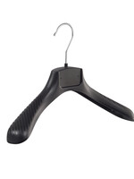 Mantelhanger - Kostuumhanger - Jassenhanger - Kinderen - FG34 - 30 Stuks - Kunststof - Zwart - Gebogen Model - Schouderverbreding 6 cm - 34 cm - Kinderhanger - Kledinghanger - Kleerhanger - FG-Serie