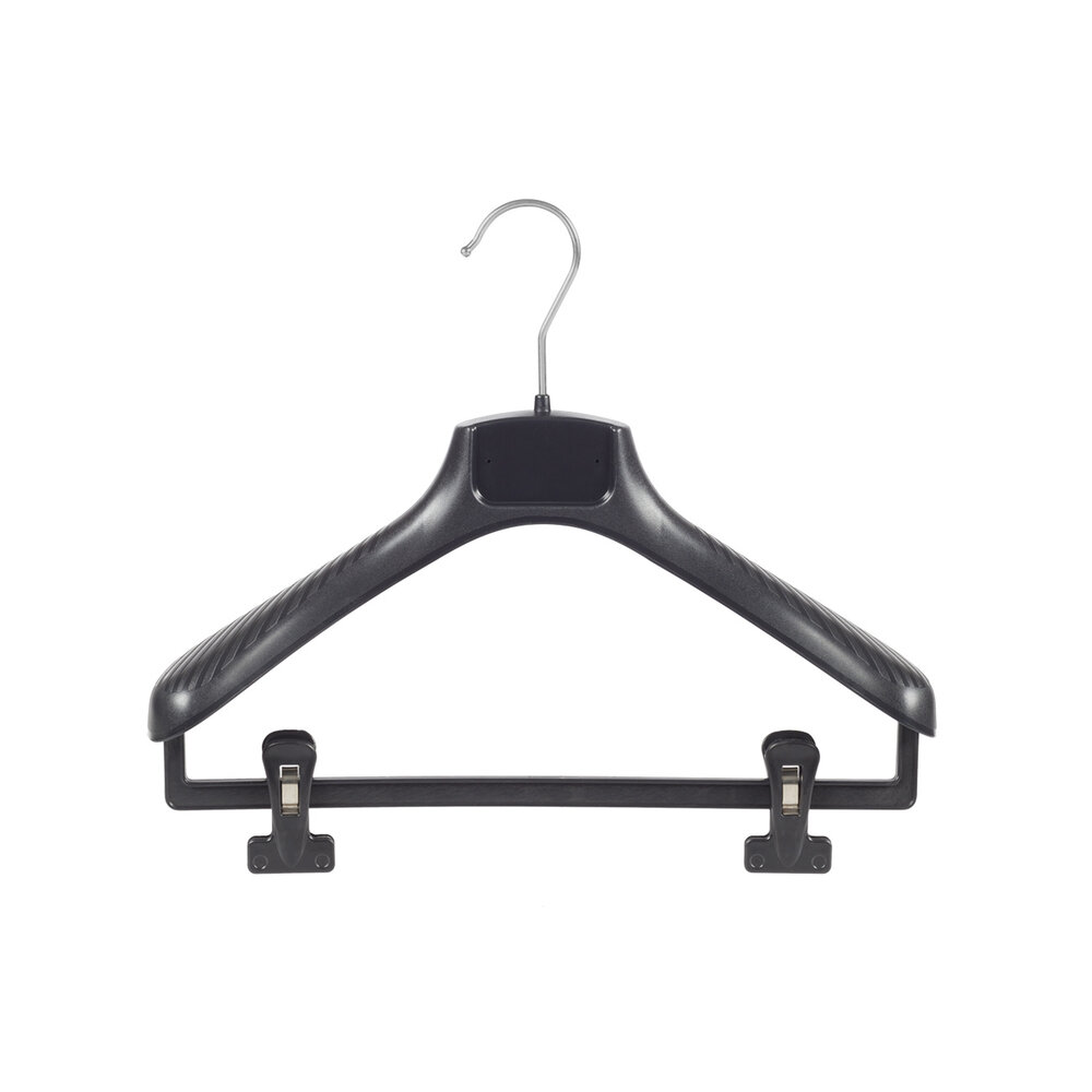 Mantelhanger - Kostuumhanger - Jassenhanger - Volwassenen - FG39 - 20 Stuks - Kunststof - Zwart - Gebogen Model - Schouderverbreding 6 cm - Anti-slip Knijpers - 39 cm - Kledinghanger - Kleerhanger - FG-Serie Mantelhanger - Kostuumhanger - Jassenhanger - Volwassenen - FG39 - 20 Stuks - Kunststof - Zwart - Gebogen Model - Schouderverbreding 6 cm - Anti-slip Knijpers - 39 cm - Kledinghanger - Kleerhanger - FG-Serie
