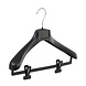 Mantelhanger - Kostuumhanger - Jassenhanger - Volwassenen - FG39 - 30 Stuks - Kunststof - Zwart - Gebogen Model - Schouderverbreding 6 cm - Anti-slip Knijpers - 39 cm - Kledinghanger - Kleerhanger - FG-Serie Mantelhanger - Kostuumhanger - Jassenhanger - Volwassenen - FG39 - 30 Stuks - Kunststof - Zwart - Gebogen Model - Schouderverbreding 6 cm - Anti-slip Knijpers - 39 cm - Kledinghanger - Kleerhanger - FG-Serie