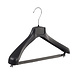 Mantelhanger - Kostuumhanger - Jassenhanger - Volwassenen - FG39 - 40 Stuks - Kunststof - Zwart - Gebogen Model - Schouderverbreding 6 cm - Broeklat met Schuim - 39 cm - Kledinghanger - Kleerhanger - FG-Serie Mantelhanger - Kostuumhanger - Jassenhanger - Volwassenen - FG39 - 40 Stuks - Kunststof - Zwart - Gebogen Model - Schouderverbreding 6 cm - Broeklat met Schuim - 39 cm - Kledinghanger - Kleerhanger - FG-Serie