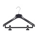 Mantelhanger - Kostuumhanger - Jassenhanger - Volwassenen - FG42 - 20 Stuks - Kunststof - Zwart - Gebogen Model - Schouderverbreding 6 cm - Anti-slip Knijpers - 42 cm - Kledinghanger - Kleerhanger - FG-Serie Mantelhanger - Kostuumhanger - Jassenhanger - Volwassenen - FG42 - 20 Stuks - Kunststof - Zwart - Gebogen Model - Schouderverbreding 6 cm - Anti-slip Knijpers - 42 cm - Kledinghanger - Kleerhanger - FG-Serie