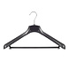 Mantelhanger - Kostuumhanger - Jassenhanger - Volwassenen - FG45 - 20 Stuks - Kunststof - Zwart - Gebogen Model - Schouderverbreding 6 cm - Broeklat - 45 cm - Kledinghanger - Kleerhanger - FG-Serie Mantelhanger - Kostuumhanger - Jassenhanger - Volwassenen - FG45 - 20 Stuks - Kunststof - Zwart - Gebogen Model - Schouderverbreding 6 cm - Broeklat - 45 cm - Kledinghanger - Kleerhanger - FG-Serie