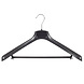 Mantelhanger - Kostuumhanger - Jassenhanger - Volwassenen - FG48 - 40 Stuks - Kunststof - Zwart - Gebogen Model - Schouderverbreding 6 cm - Broeklat - 48 cm - Kledinghanger - Kleerhanger - FG-Serie Mantelhanger - Kostuumhanger - Jassenhanger - Volwassenen - FG48 - 40 Stuks - Kunststof - Zwart - Gebogen Model - Schouderverbreding 6 cm - Broeklat - 48 cm - Kledinghanger - Kleerhanger - FG-Serie