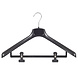 Mantelhanger - Kostuumhanger - Jassenhanger - Volwassenen - FG48 - 30 Stuks - Kunststof - Zwart - Gebogen Model - Schouderverbreding 6 cm - Anti-slip Knijpers - 48 cm - Kledinghanger - Kleerhanger - FG-Serie Mantelhanger - Kostuumhanger - Jassenhanger - Volwassenen - FG48 - 30 Stuks - Kunststof - Zwart - Gebogen Model - Schouderverbreding 6 cm - Anti-slip Knijpers - 48 cm - Kledinghanger - Kleerhanger - FG-Serie