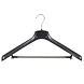 Mantelhanger - Kostuumhanger - Jassenhanger - Volwassenen - FG48 - 10 Stuks - Kunststof - Zwart - Gebogen Model - Schouderverbreding 6 cm - Broeklat met Schuim - 48 cm - Kledinghanger - Kleerhanger - FG-Serie Mantelhanger - Kostuumhanger - Jassenhanger - Volwassenen - FG48 - 10 Stuks - Kunststof - Zwart - Gebogen Model - Schouderverbreding 6 cm - Broeklat met Schuim - 48 cm - Kledinghanger - Kleerhanger - FG-Serie