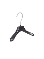 Mantelhanger - Kostuumhanger - Jassenhanger - Baby - FR20 - 30 Stuks - Kunststof - Zwart - Gebogen Model - Schouderverbreding 3,3 cm - 20 cm - Babyhanger - Kledinghanger - Kleerhanger - FR-Serie