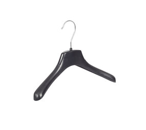 Mantelhanger - Kostuumhanger - Jassenhanger - Kinderen - FR30 - 30 Stuks - Kunststof - Zwart - Gebogen Model - Schouderverbreding 3,3 cm - 30 cm - Kinderhanger - Kledinghanger - Kleerhanger - FR-Serie